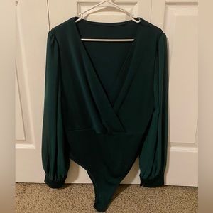 Long Sleeve Emerald Body Suit